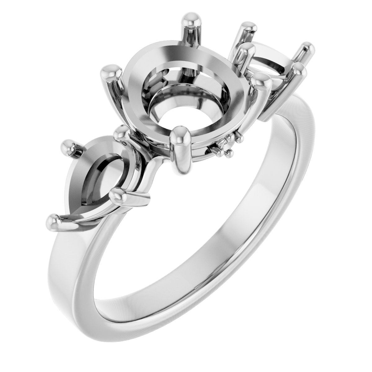 Three-Stone Engagement Ring