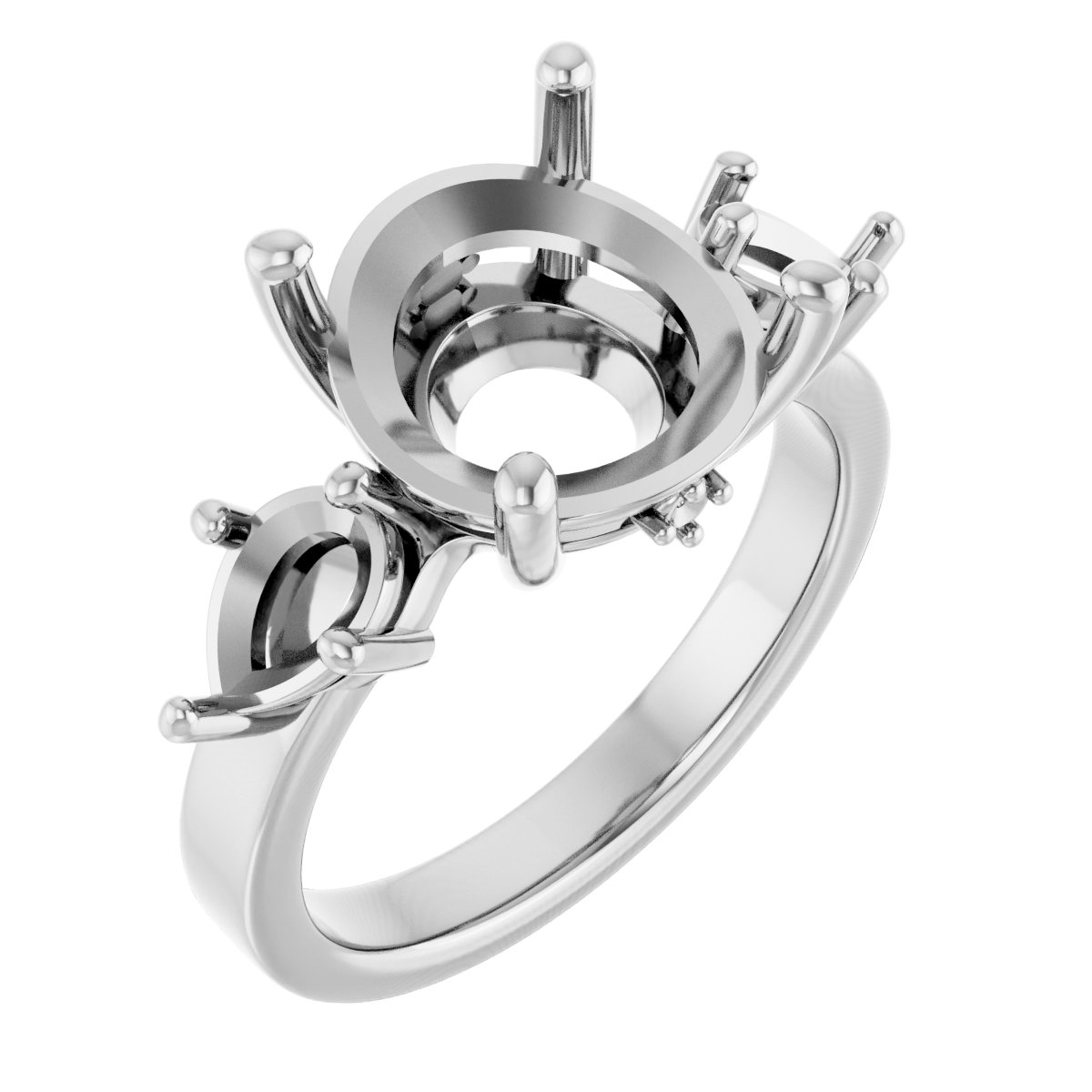 Three-Stone Engagement Ring