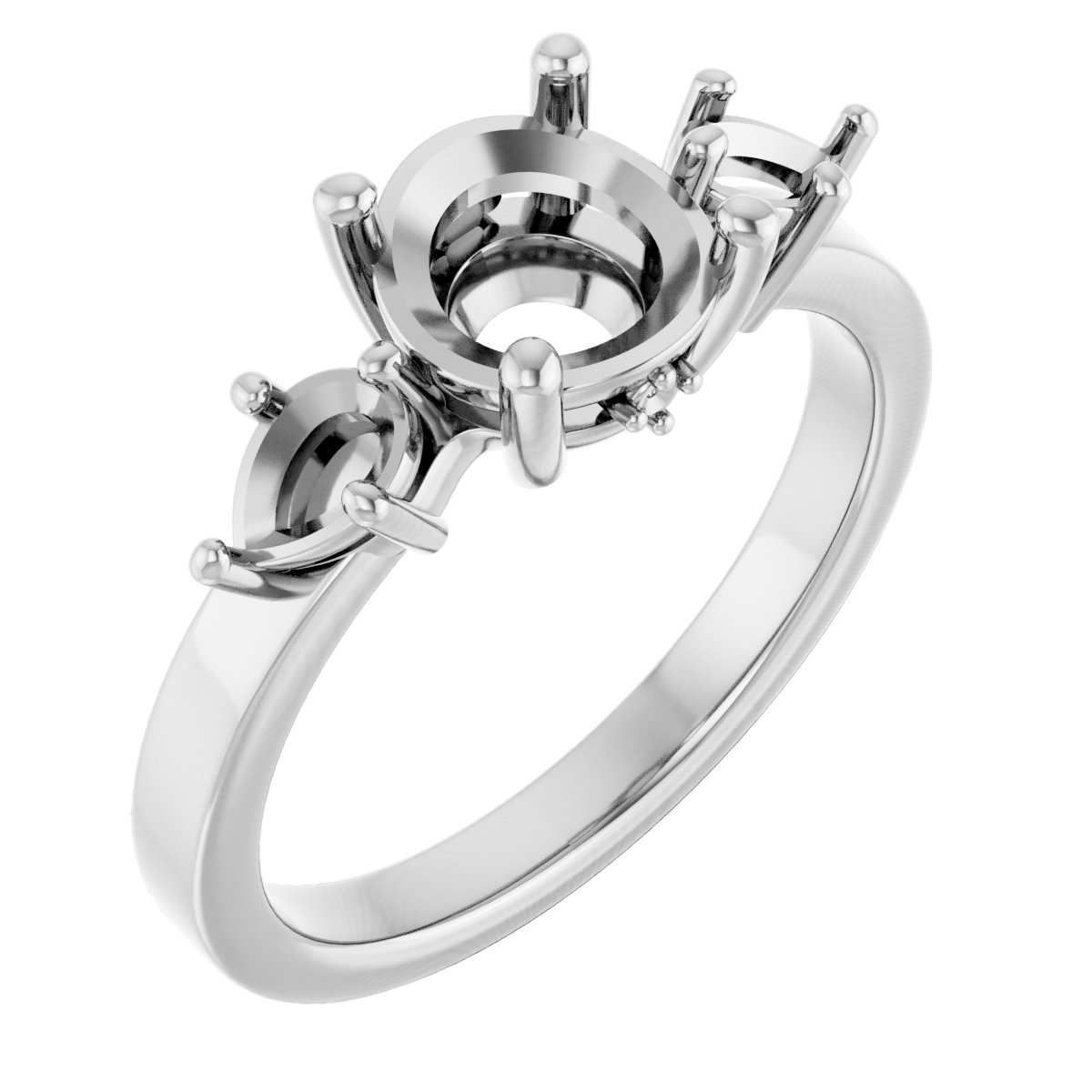 Three-Stone Engagement Ring