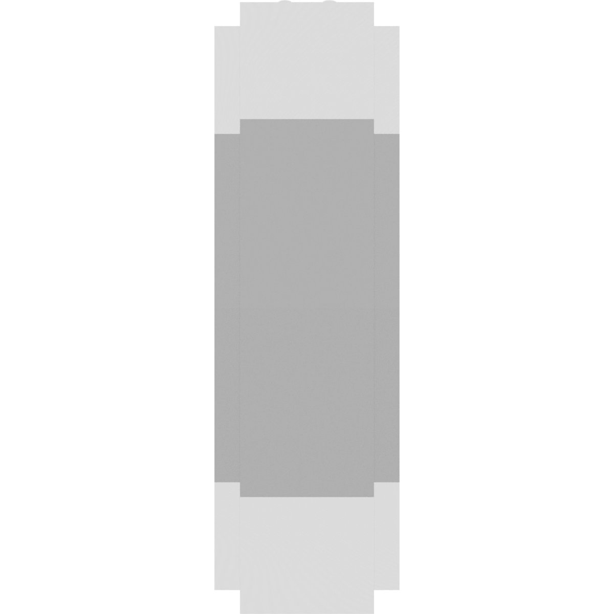 2.5x2.5 mm Square Mens Band Mounting view 4
