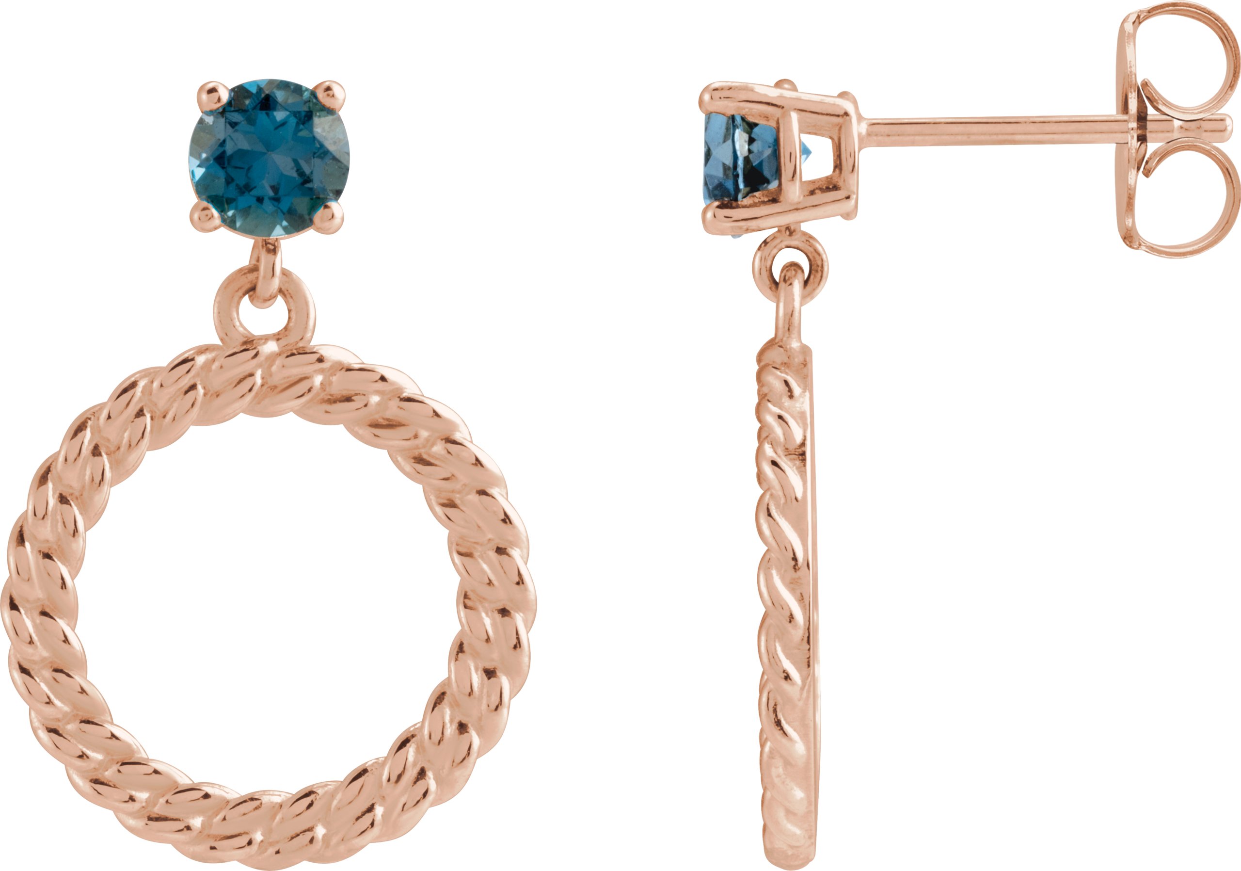 Accented Chain Link Earrings