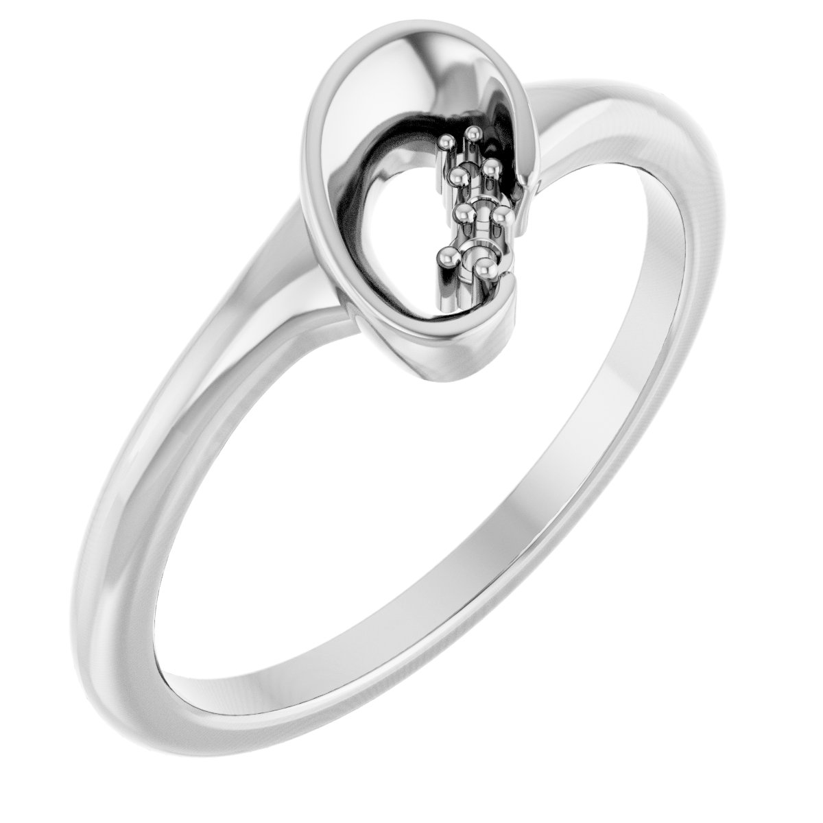 Accented Freeform Ring