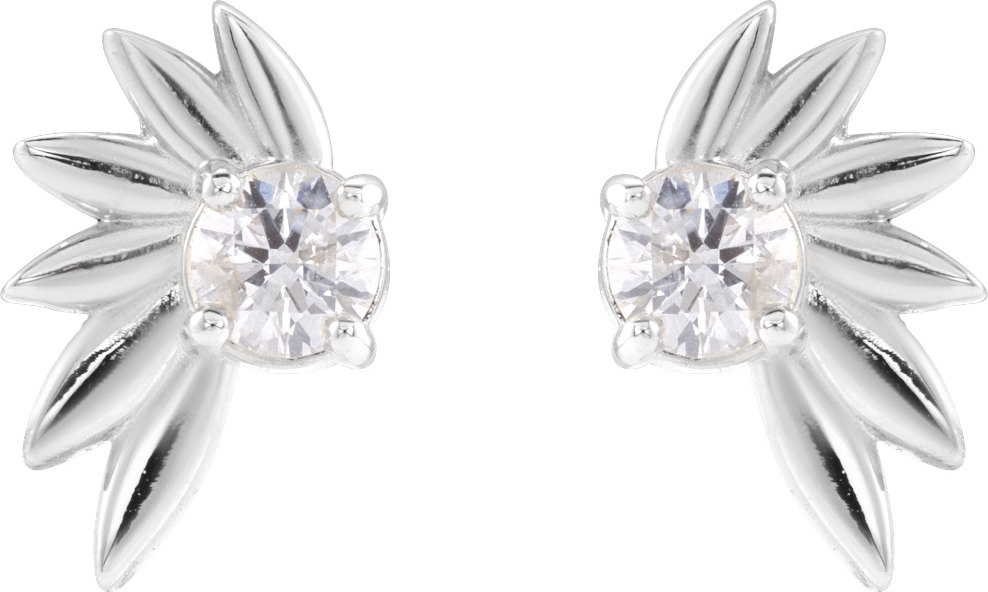 Alternative view of Half-Flower Earrings