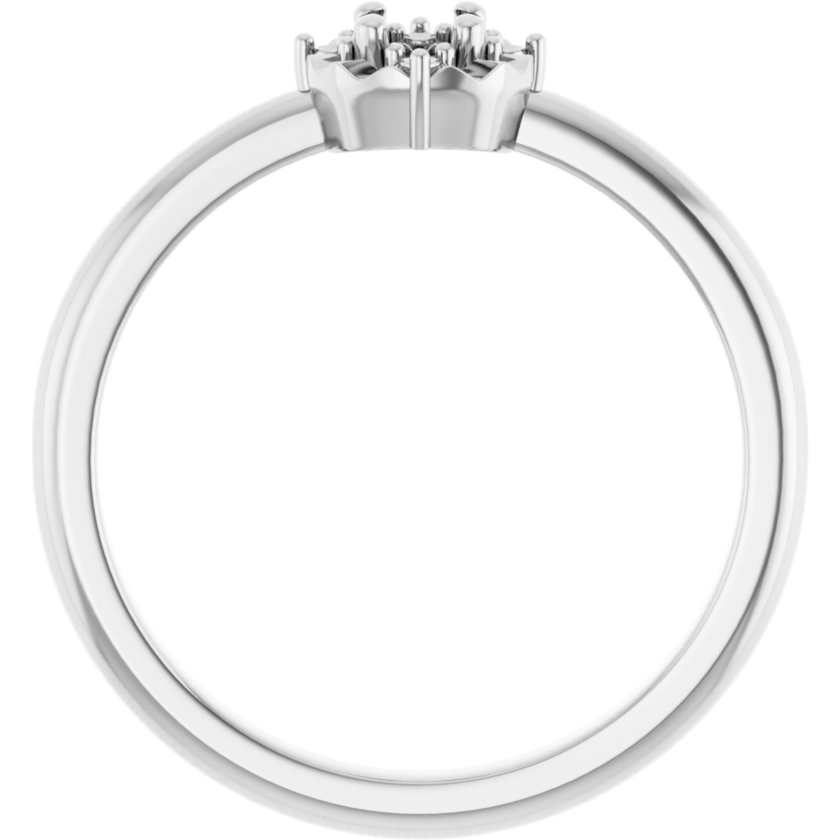 4.5x3.5 mm Oval Ring Mounting view 2