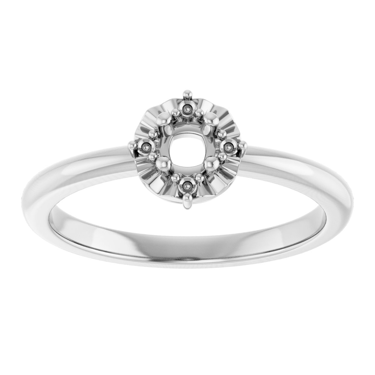 4.5x3.5 mm Oval Ring Mounting view 3