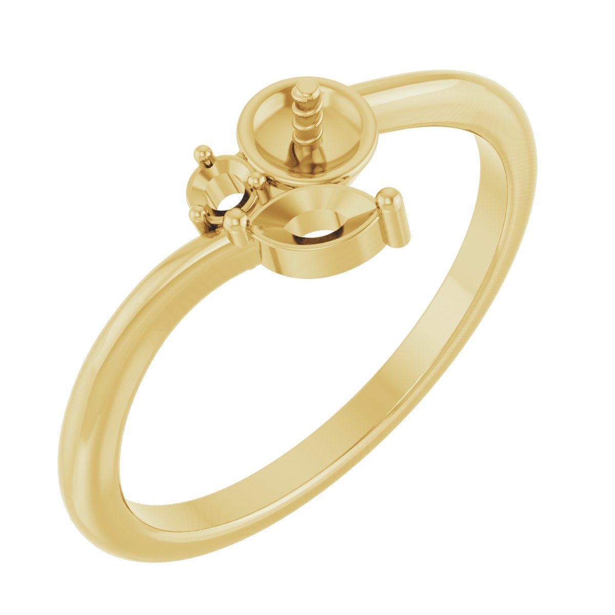 Accented Pearl Ring