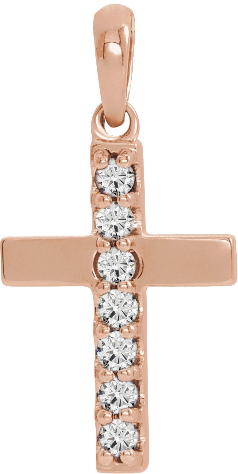 Accented Cross Necklace or Pendant