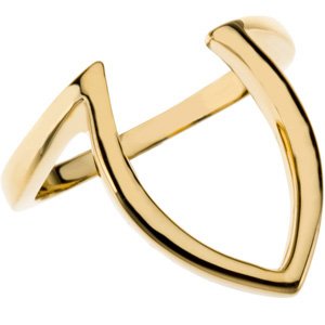 14K Yellow Freeform Ring