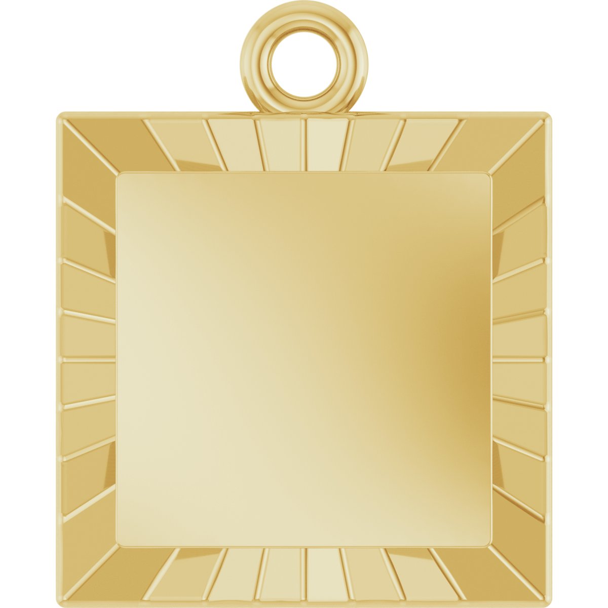 Engravable Sunburst Dangle