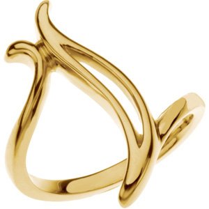 14K Yellow Freeform Ring