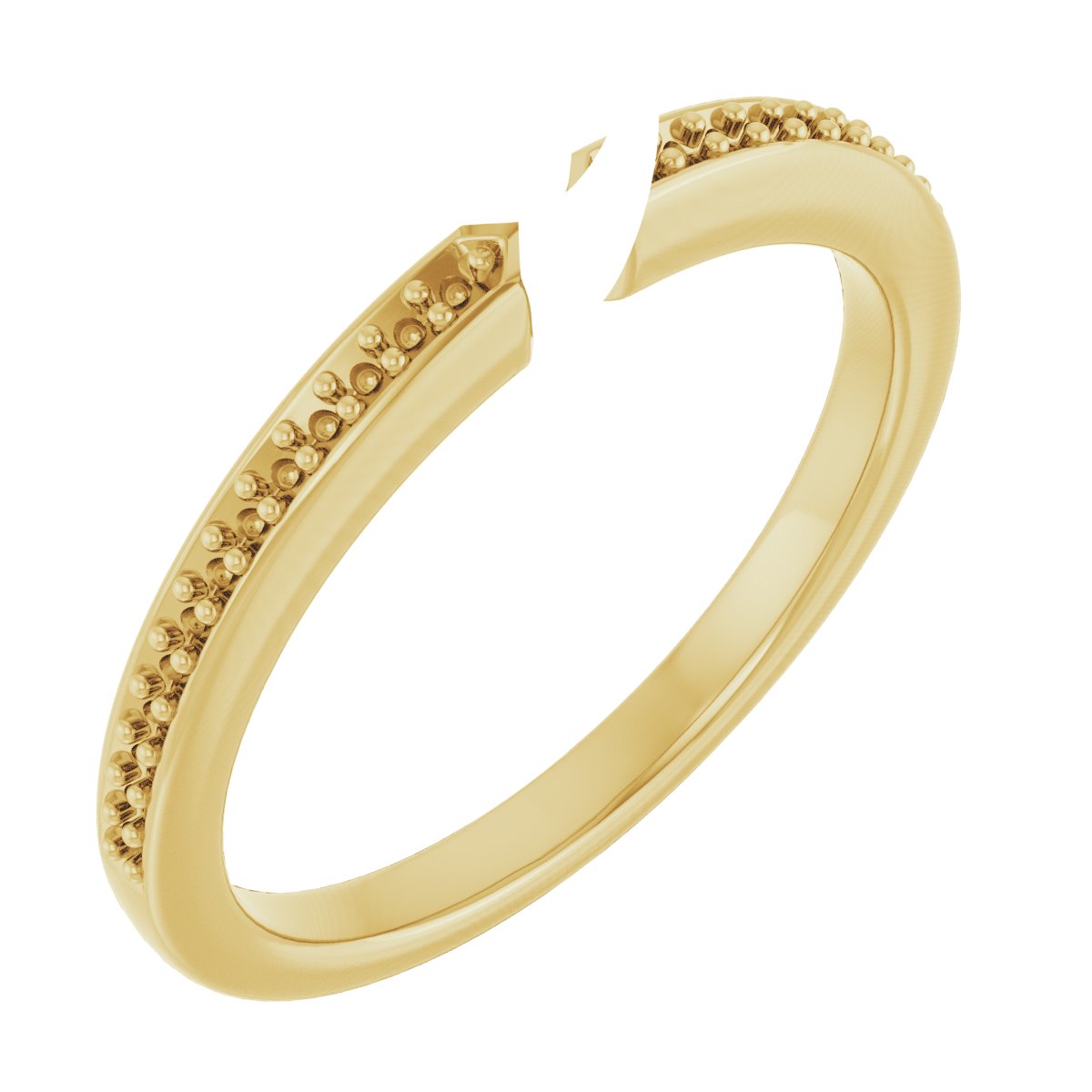 14K Yellow/White Gold 2.75 mm Round Engagement Ring Mounting