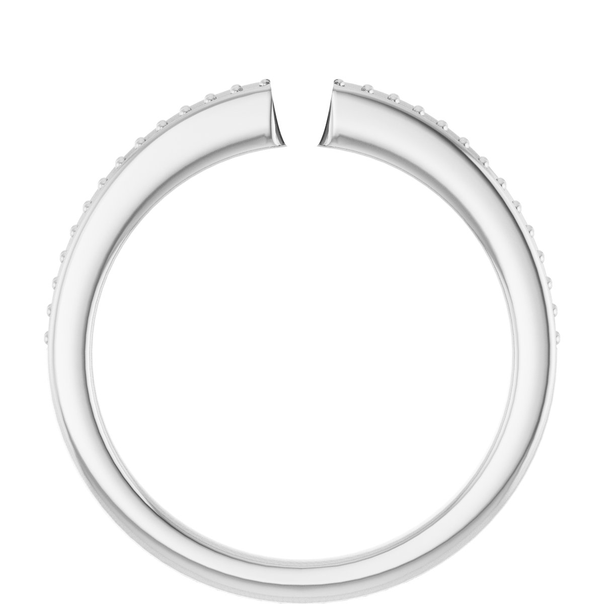 14K White/Rose Gold 2.75 mm Round Engagement Ring Mounting