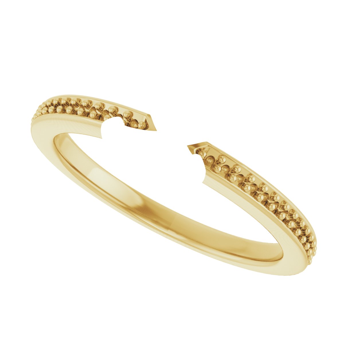 14K Yellow/White Gold 6 mm Cushion Engagement Ring Mounting fully set