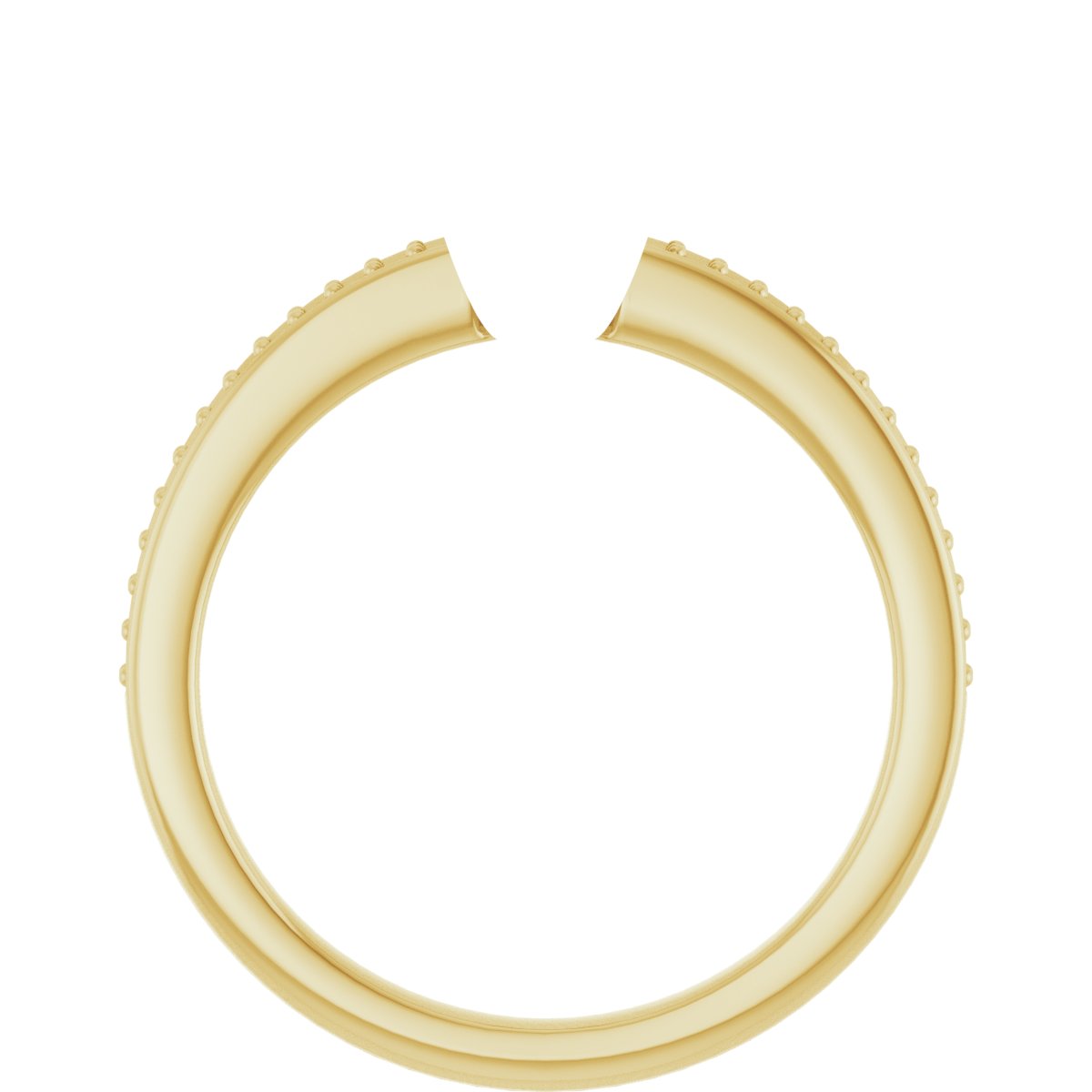 14K Yellow/White Gold 6 mm Cushion Engagement Ring Mounting