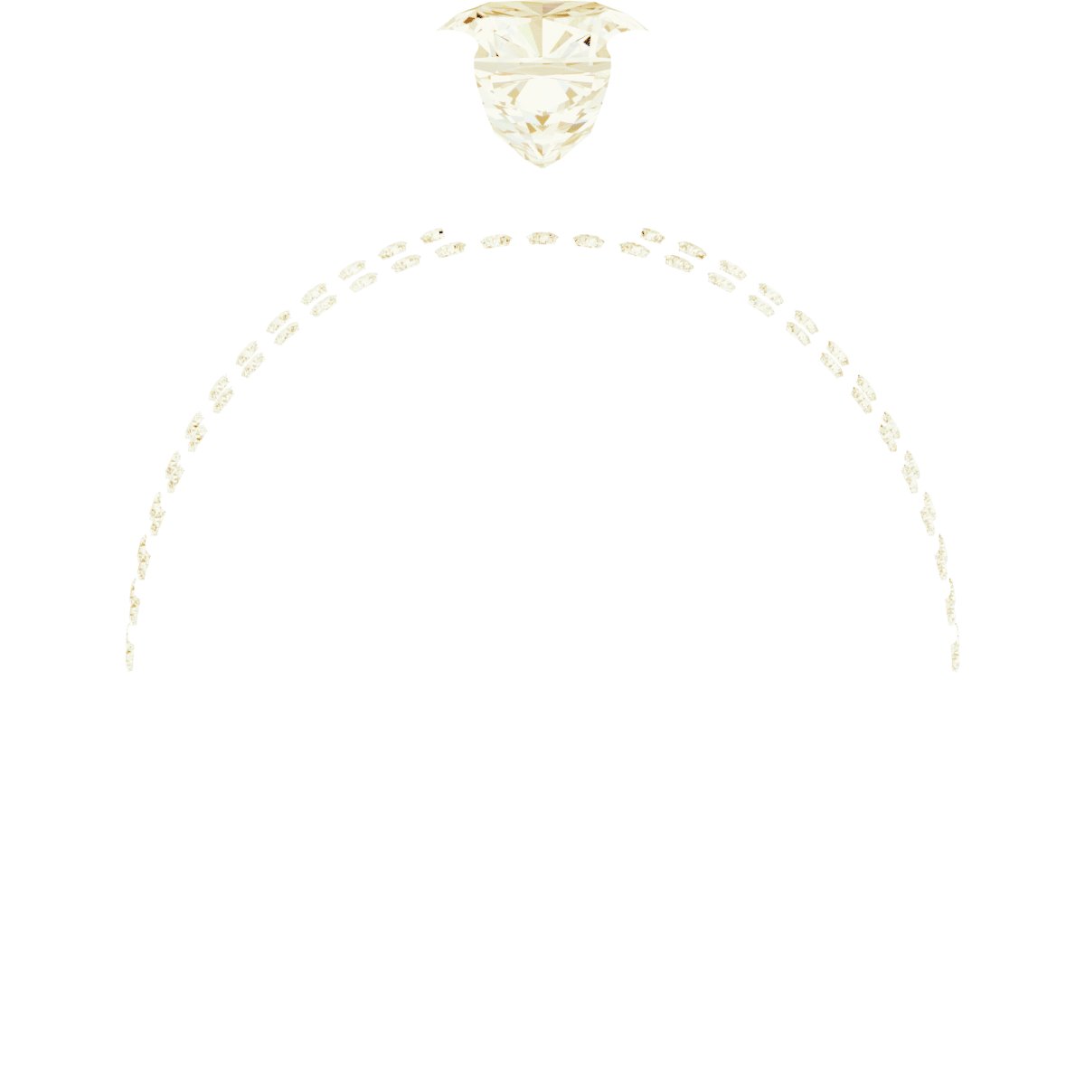 14K Yellow Gold 6 mm Cushion Engagement Ring Mounting fully set