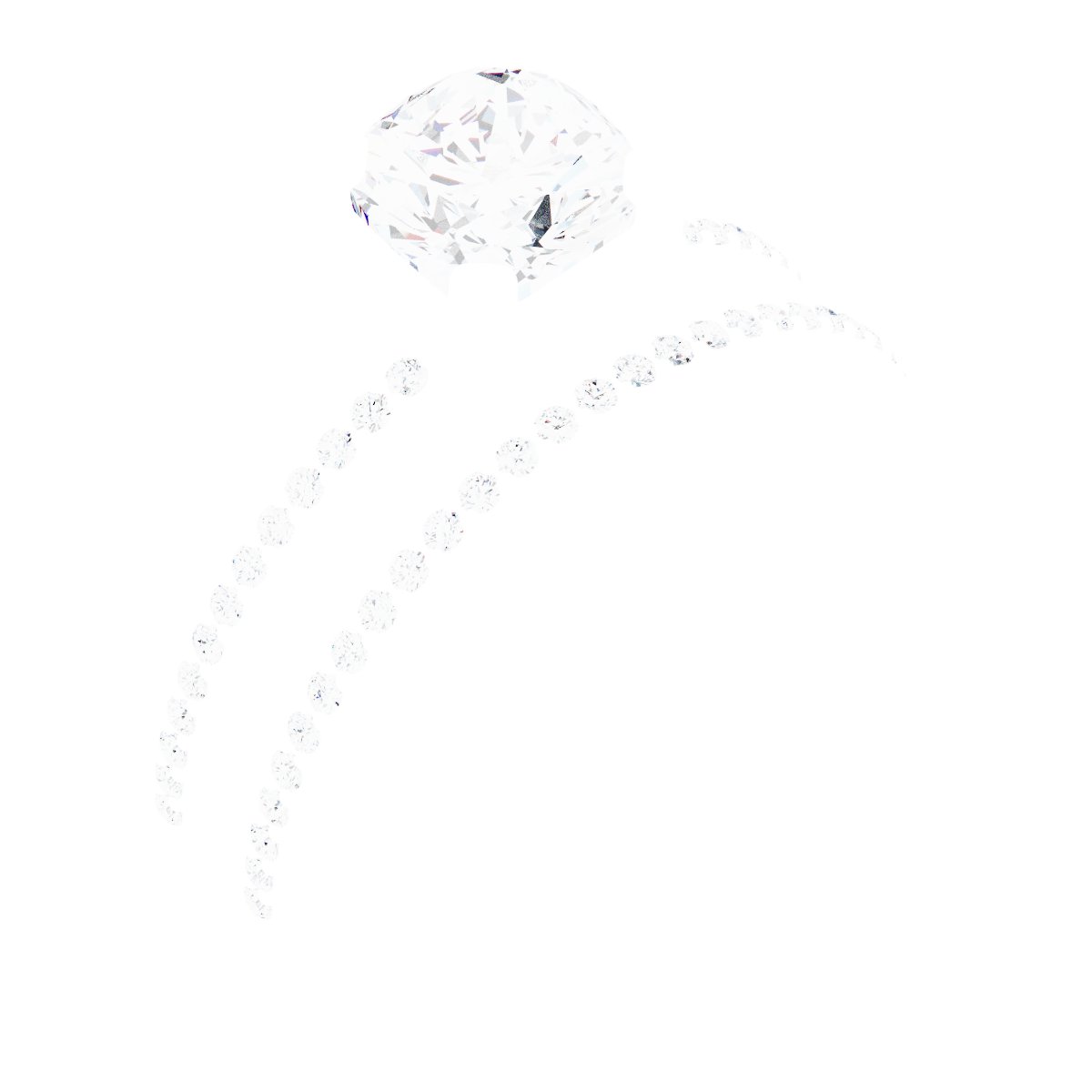 Platinum 6 mm Cushion Engagement Ring Mounting fully set