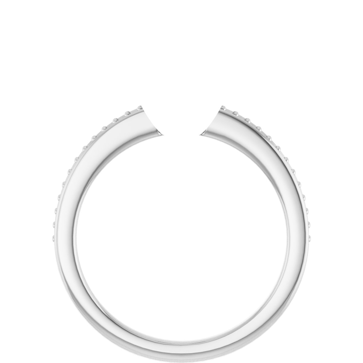 14K White/Rose Gold 10 mm Cushion Engagement Ring Mounting