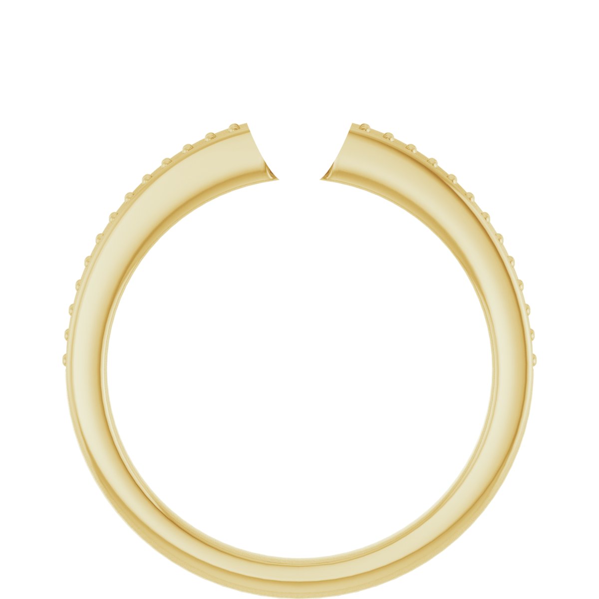 14K Yellow/White Gold 5 mm Square Engagement Ring Mounting