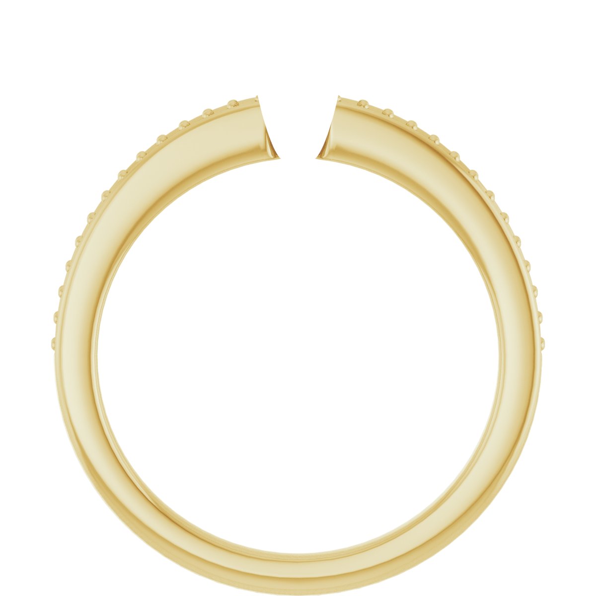 18K Yellow/White Gold 4.1 mm Round Engagement Ring Mounting