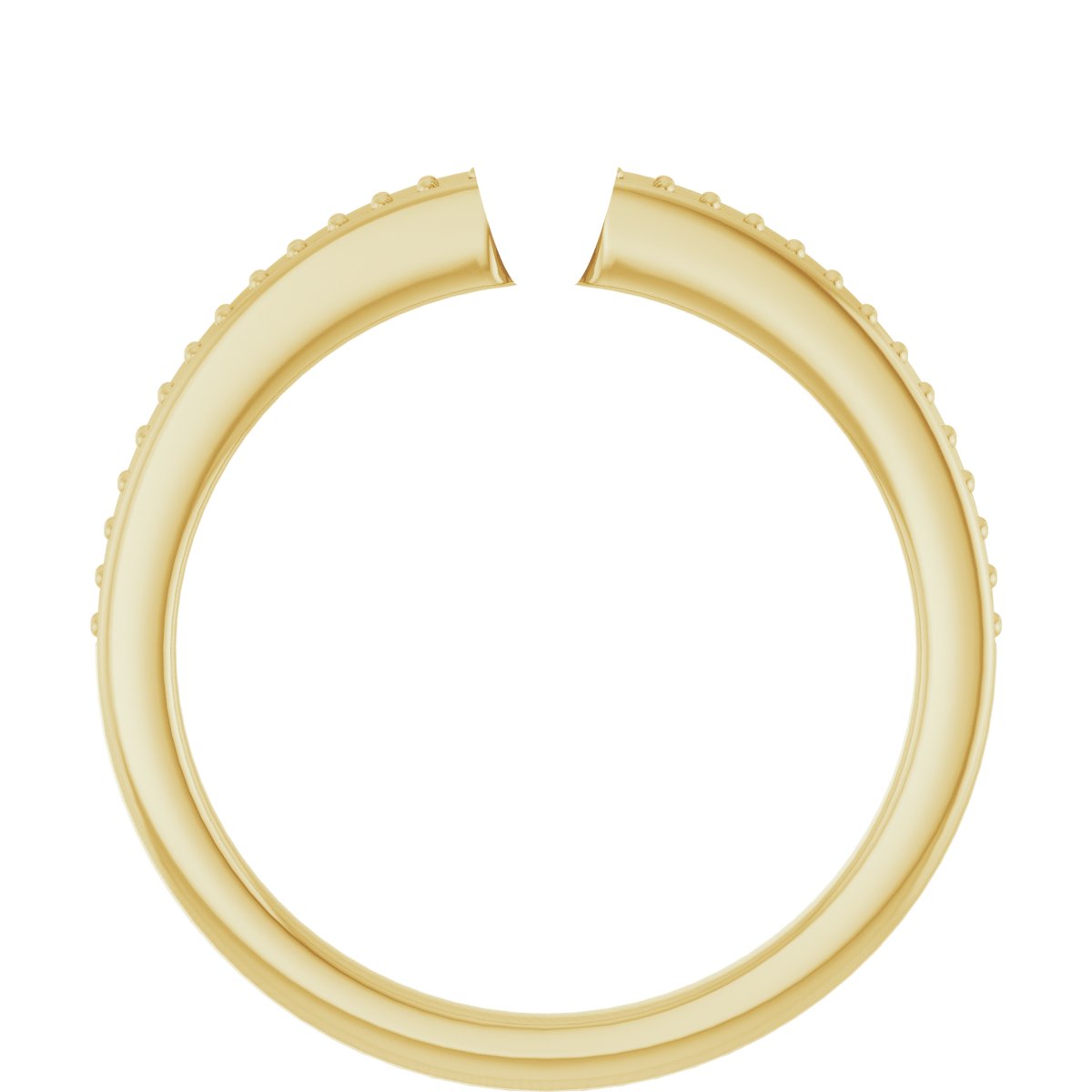 14K Yellow/White Gold 3 mm Square Engagement Ring Mounting