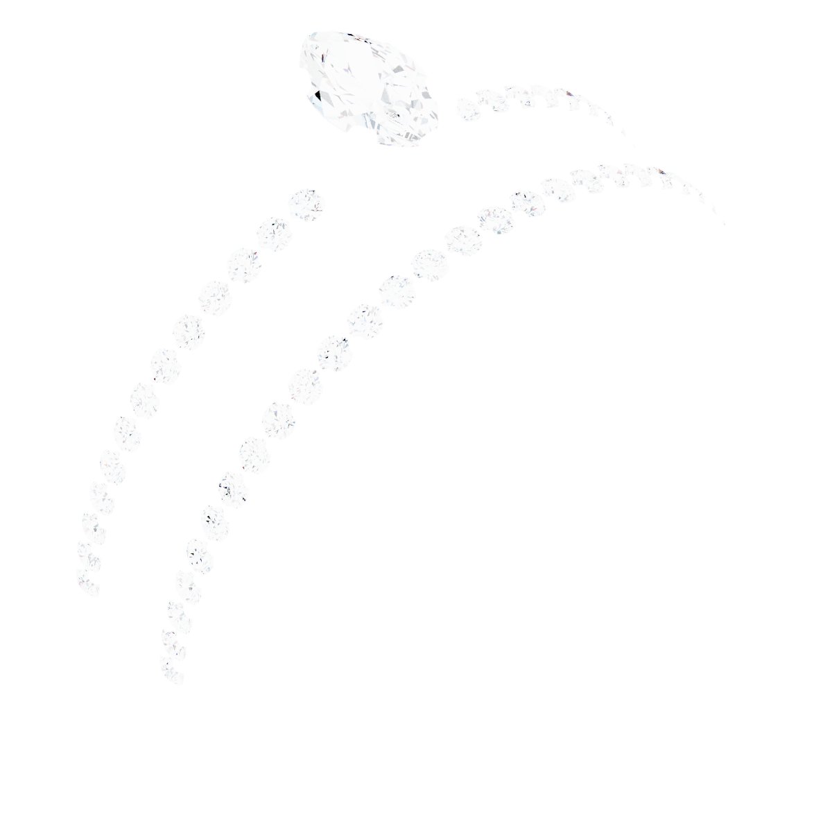 14K White Gold 5x3 mm Marquise Engagement Ring Mounting fully set