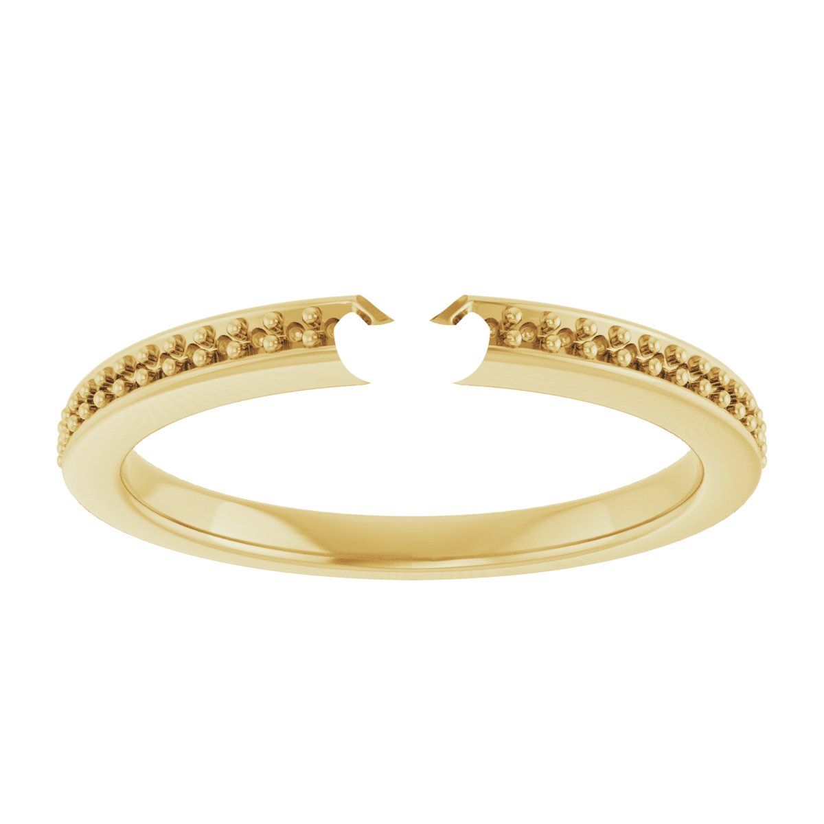 14K Yellow/White Gold 3 mm Square Engagement Ring Mounting