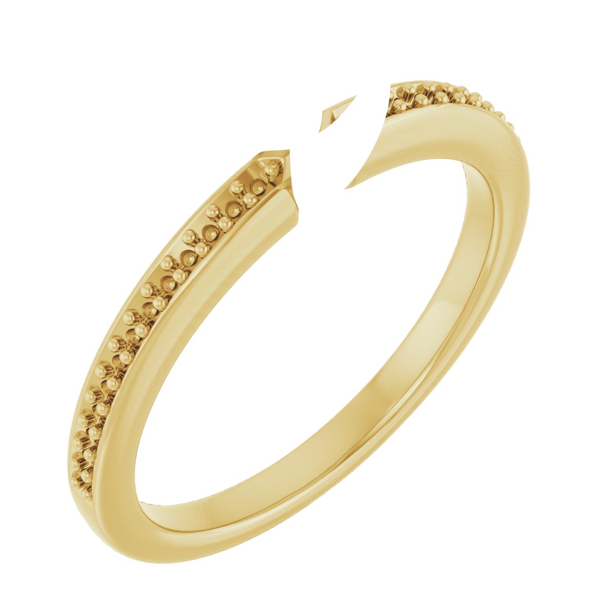 14K Yellow/White Gold 3 mm Square Engagement Ring Mounting