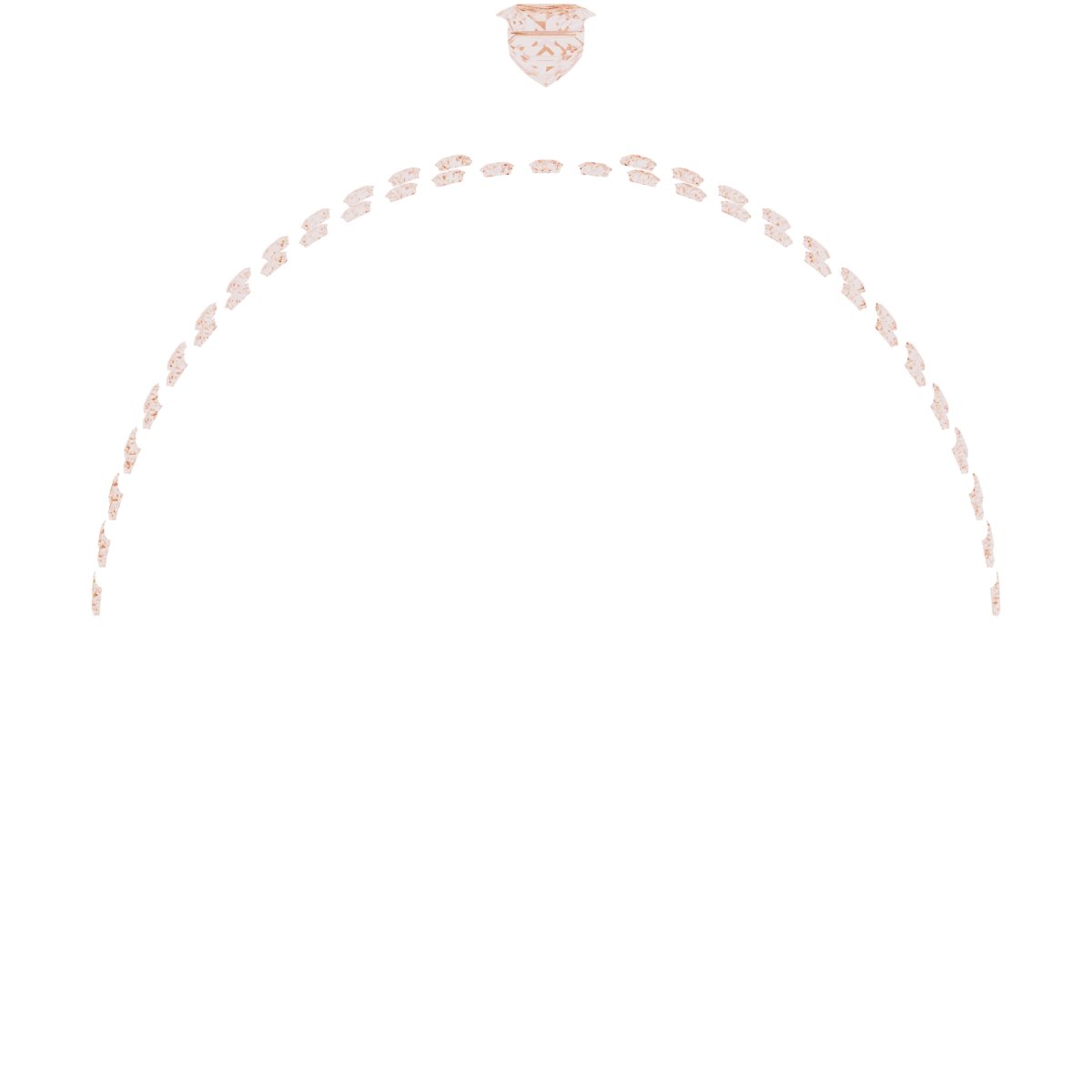 14K Rose Gold 2.5 mm Square Engagement Ring Mounting fully set