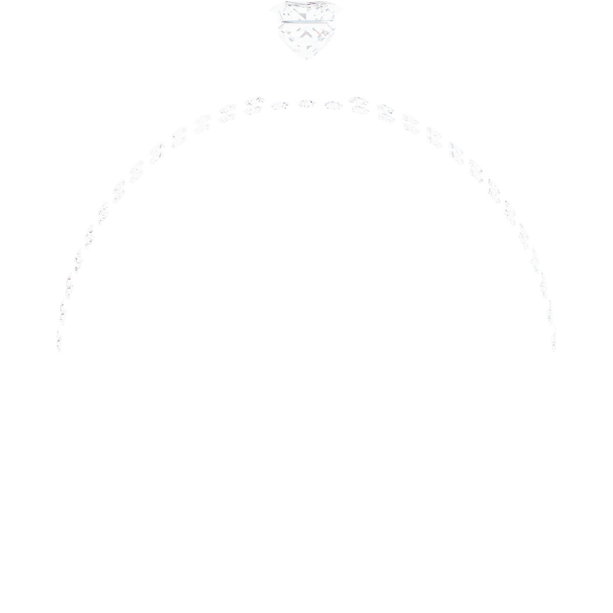 Platinum 3.25 mm Square Engagement Ring Mounting fully set