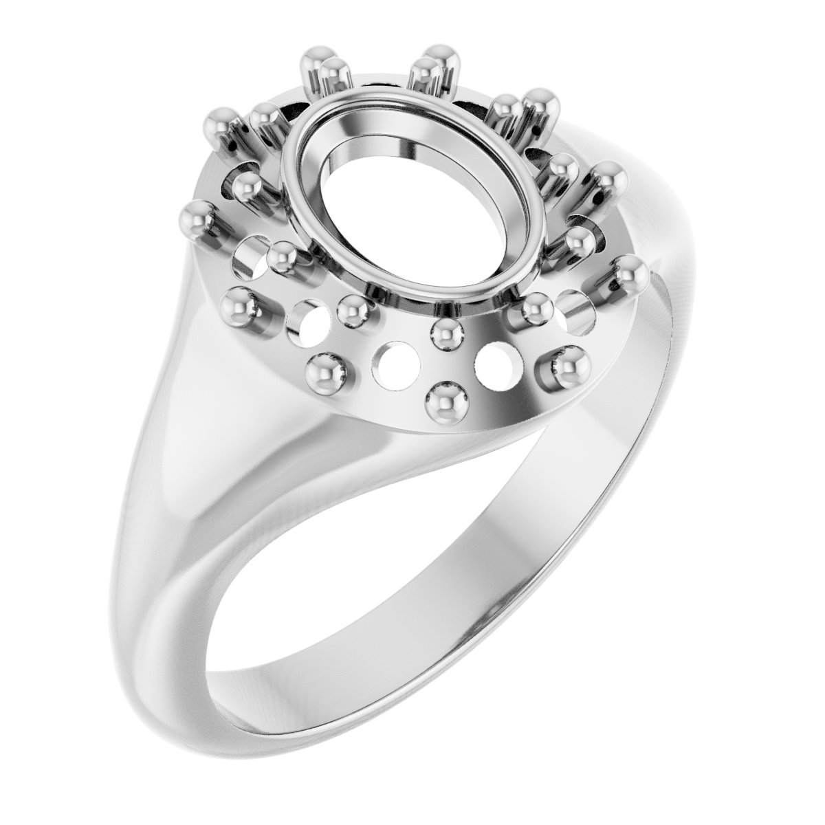 Halo-Style Ring