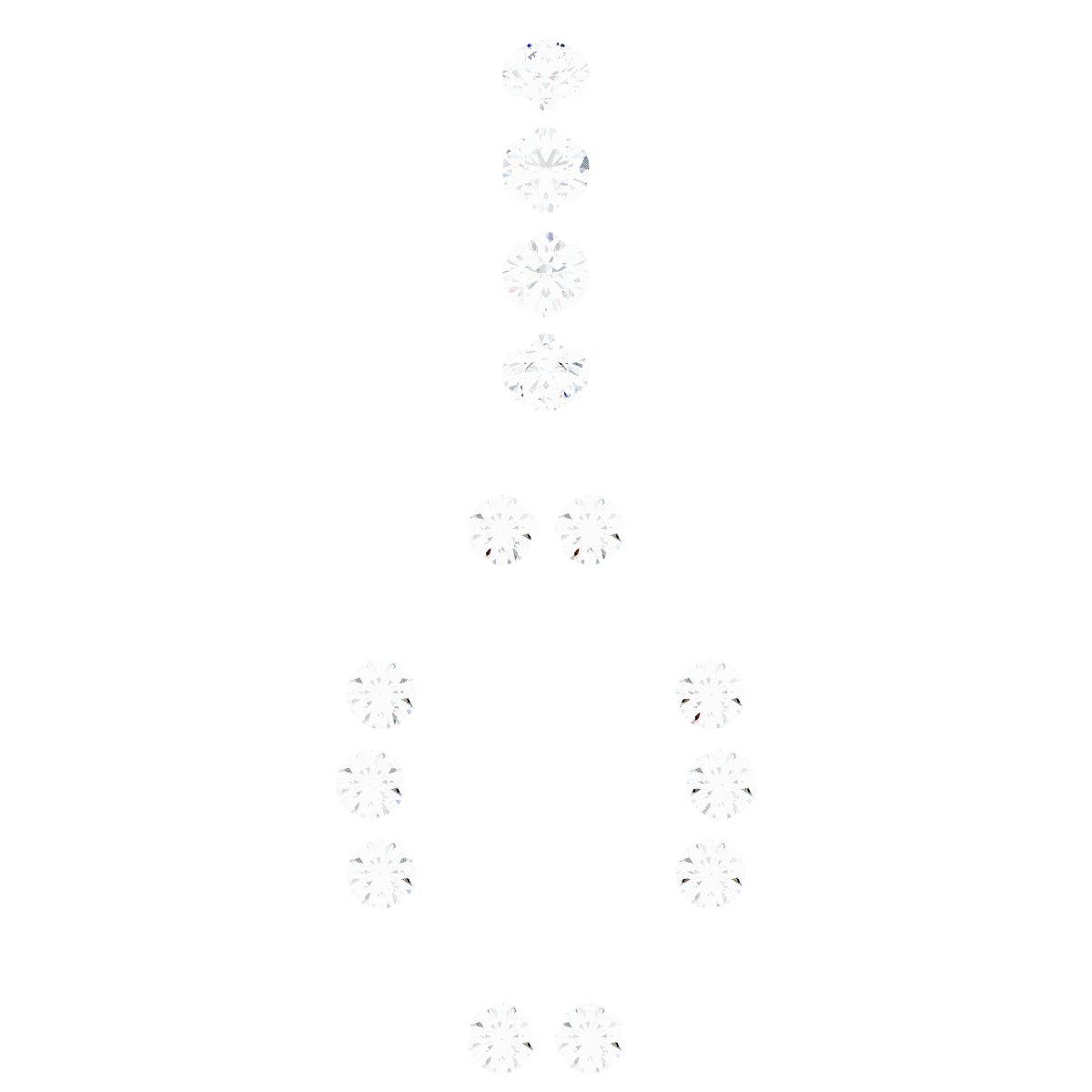 14k White Gold