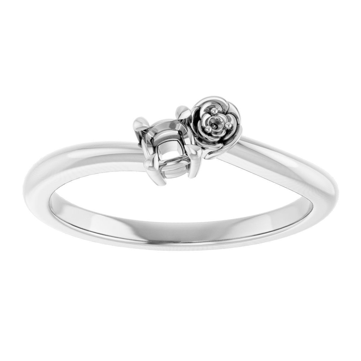 8x5 mm Pear Ring Mounting view 3