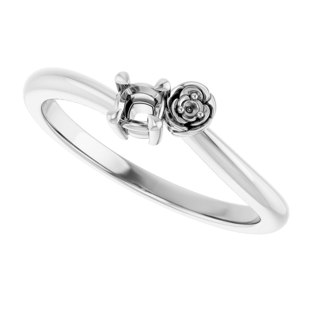 8x5 mm Pear Ring Mounting view 5
