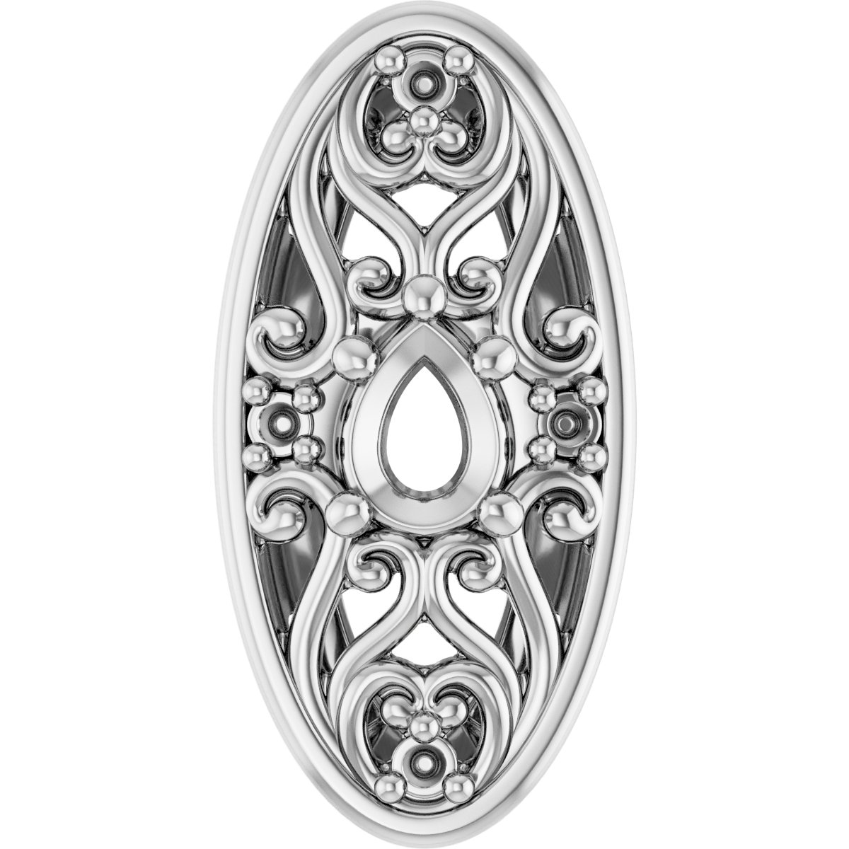 14k White Gold
