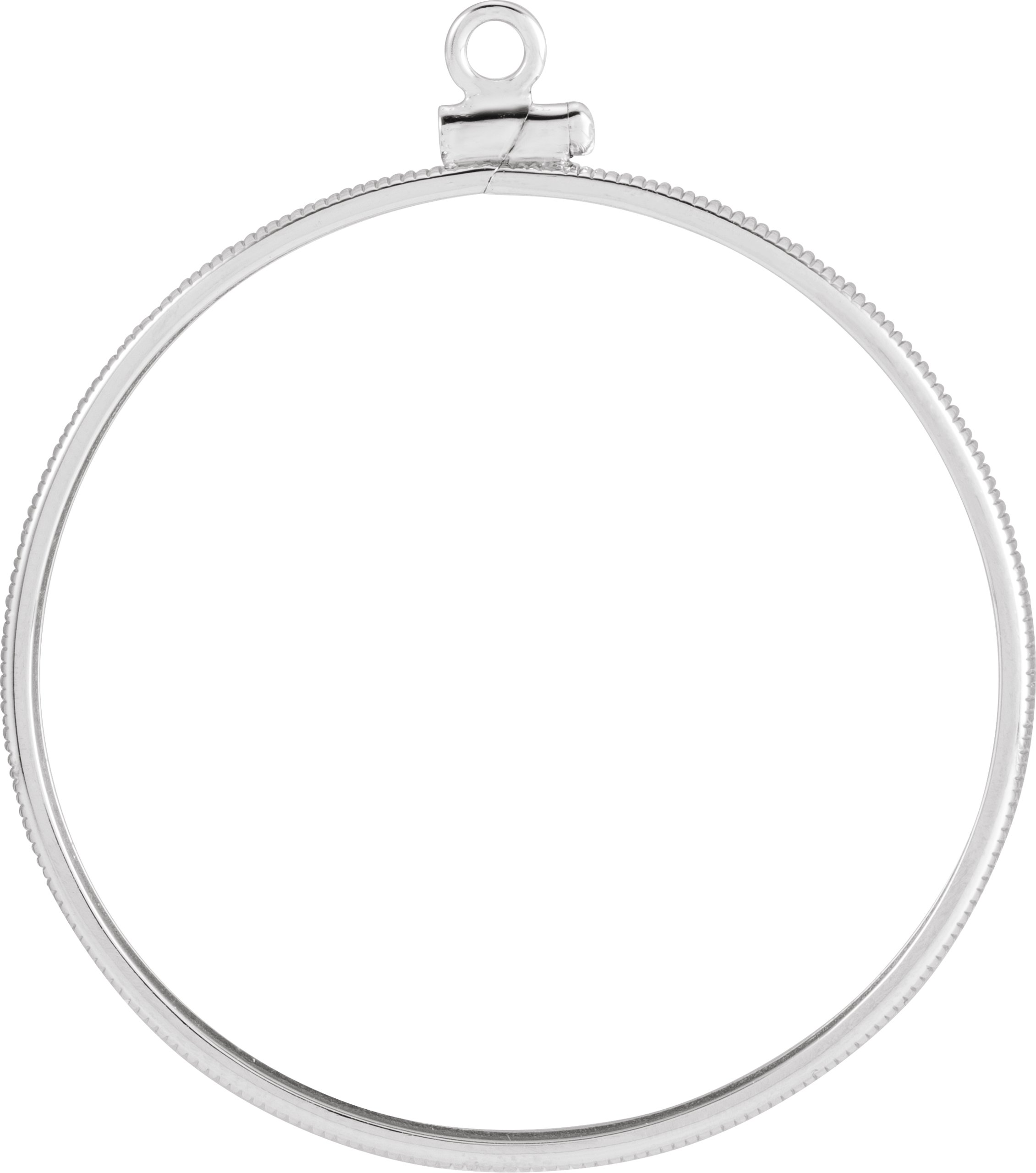 38x3.29 mm Coin Frame Dangle