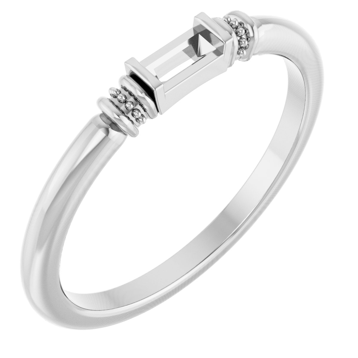 Accented Stackable Ring