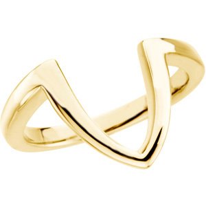 14K Yellow Freeform Ring