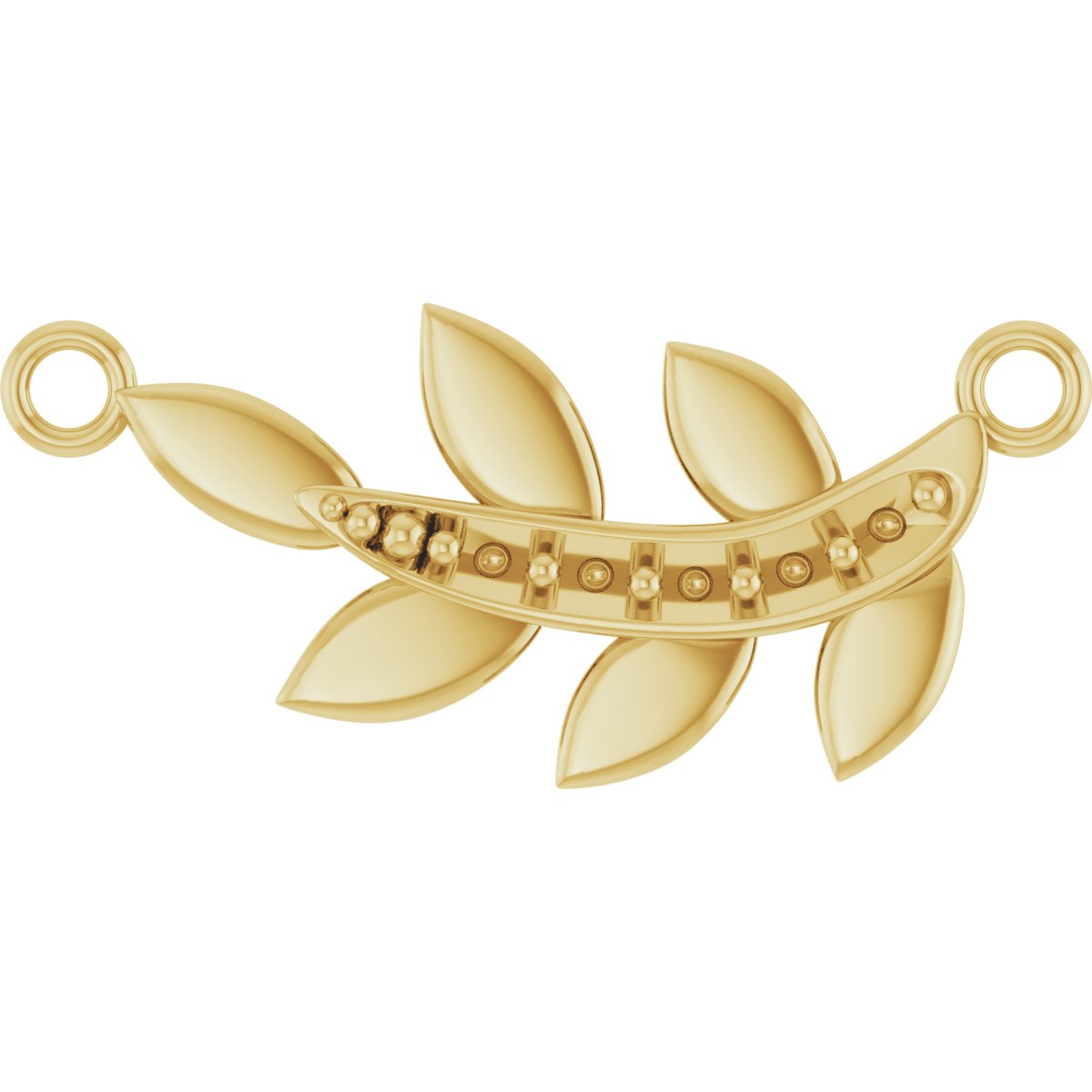 Accented Leaf Necklace or Center