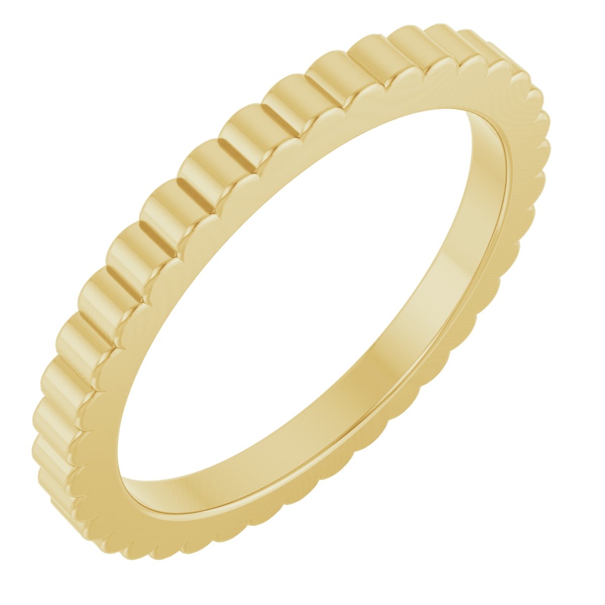 Grooved Half Round Band