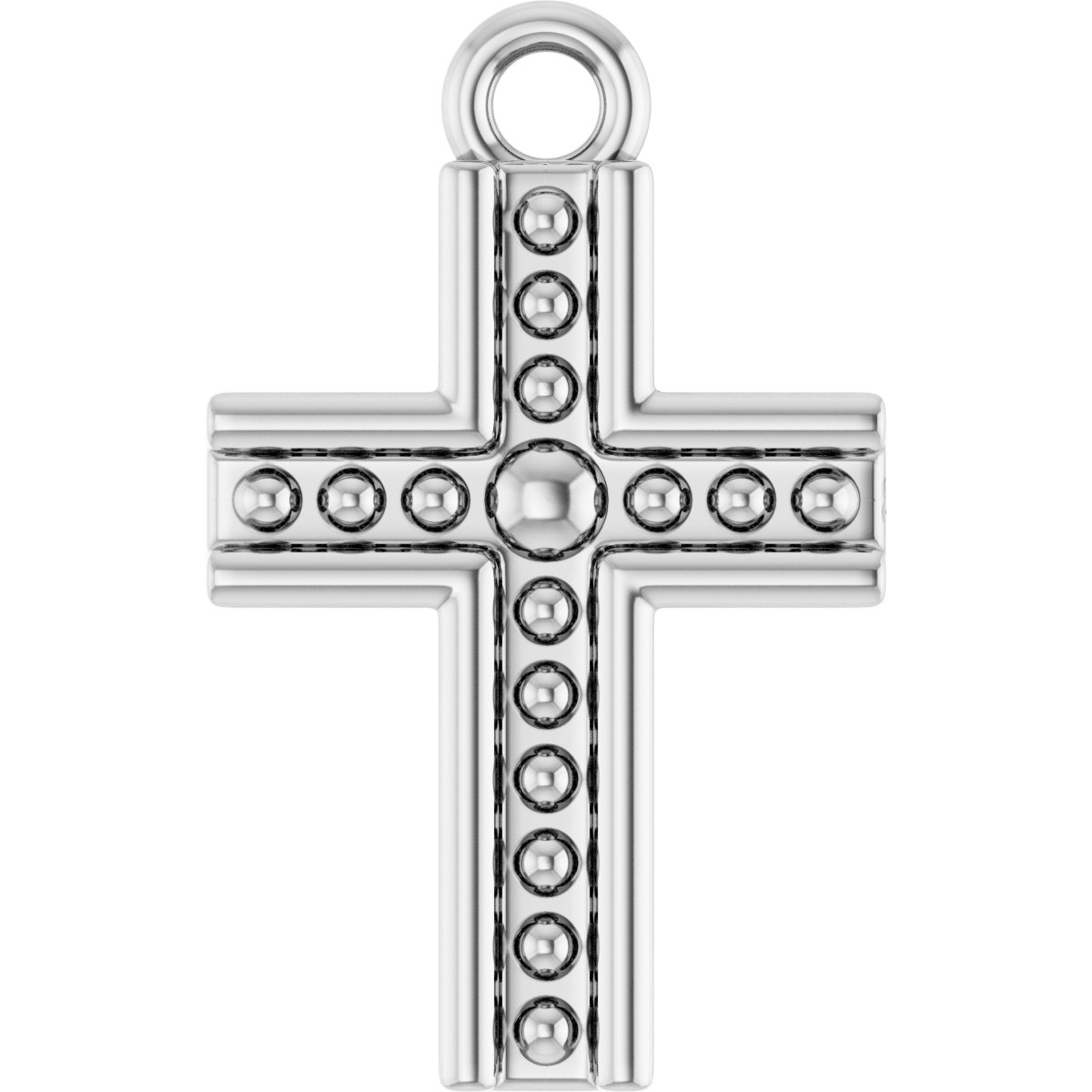 Beaded Cross Dangle