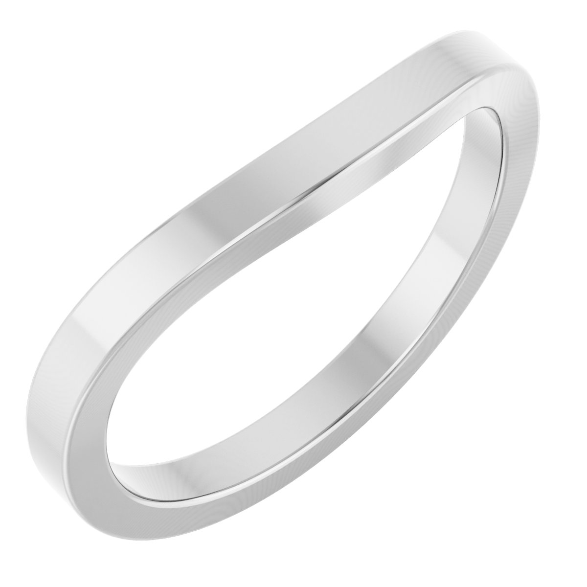 Half-Bezel Two-Stone Engagement Ring or Band