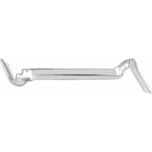 White Gold-Plated Brass Small Reverse Lock Ring Guard | Stuller