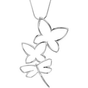 Butterfly & Dragonfly Pendant