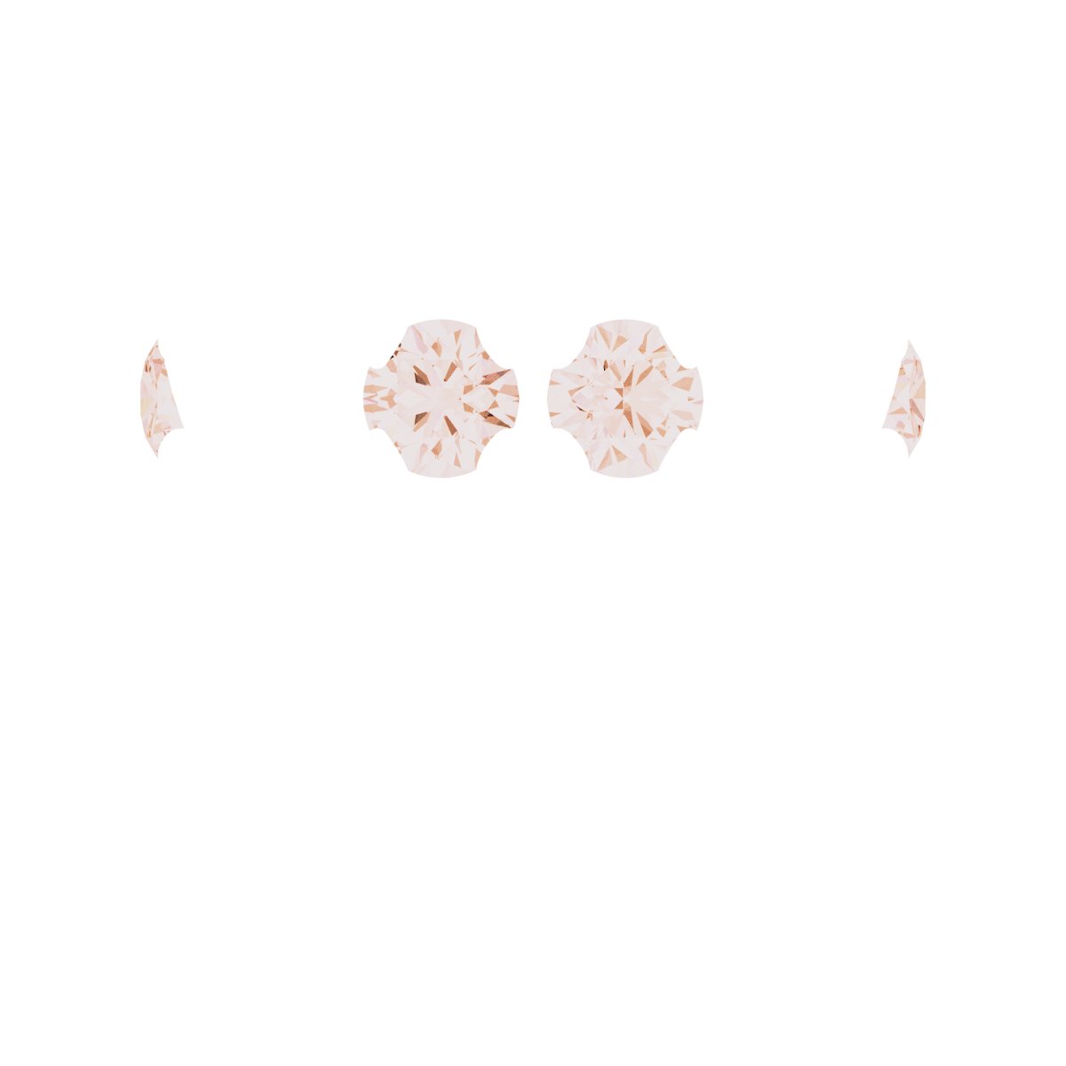 4-Prong Pre-Notched Claw Hidden Halo-Style Peg Setting