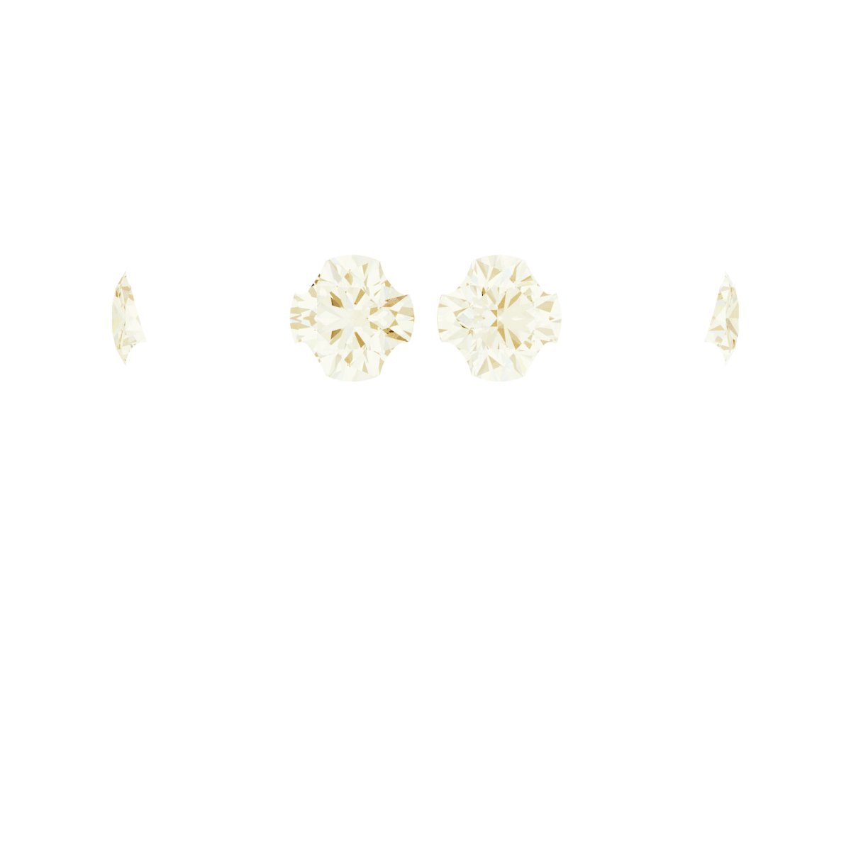 4-Prong Pre-Notched Claw Hidden Halo-Style Peg Setting
