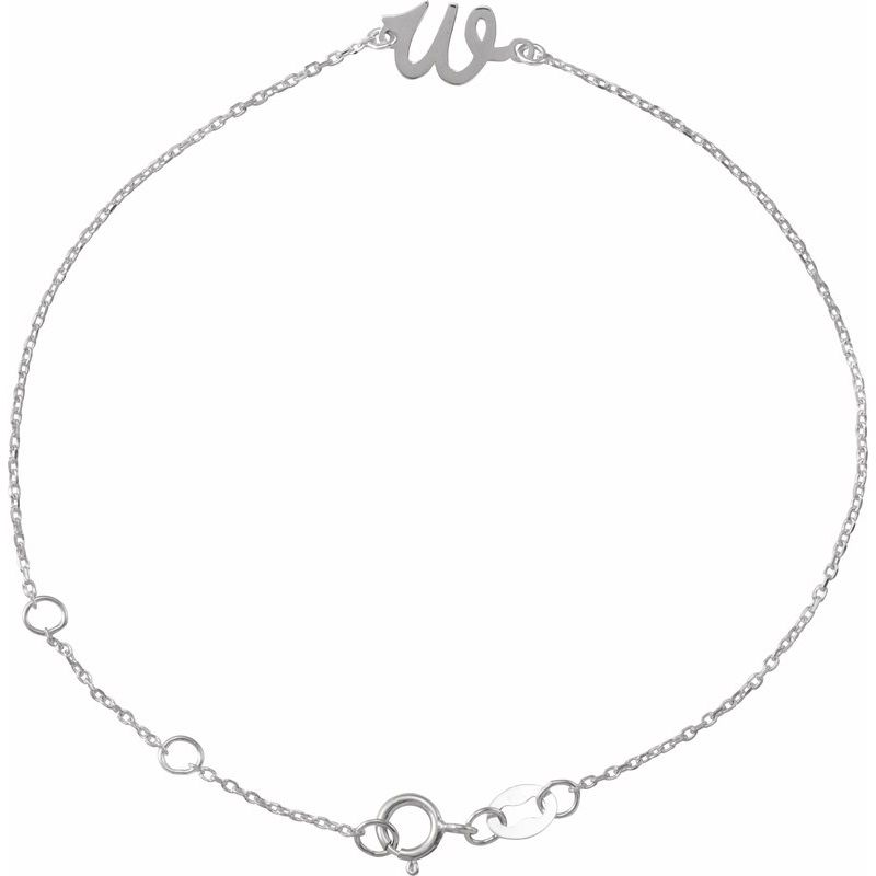 Script Initial Bracelet