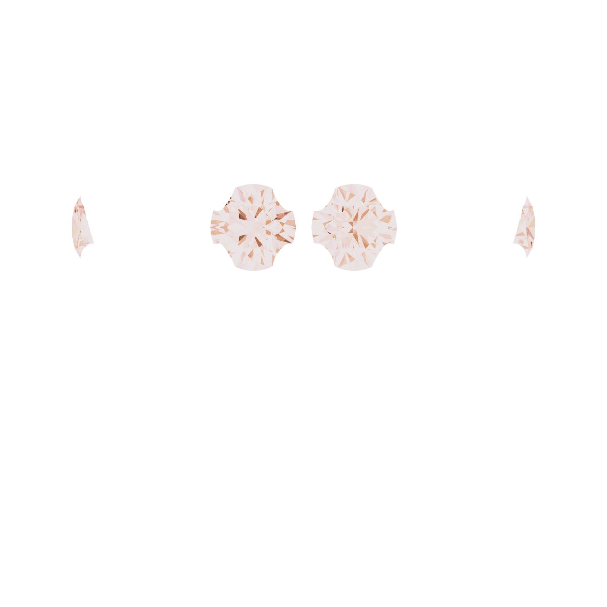 4-Prong Pre-Notched Claw Hidden Halo-Style Peg Setting