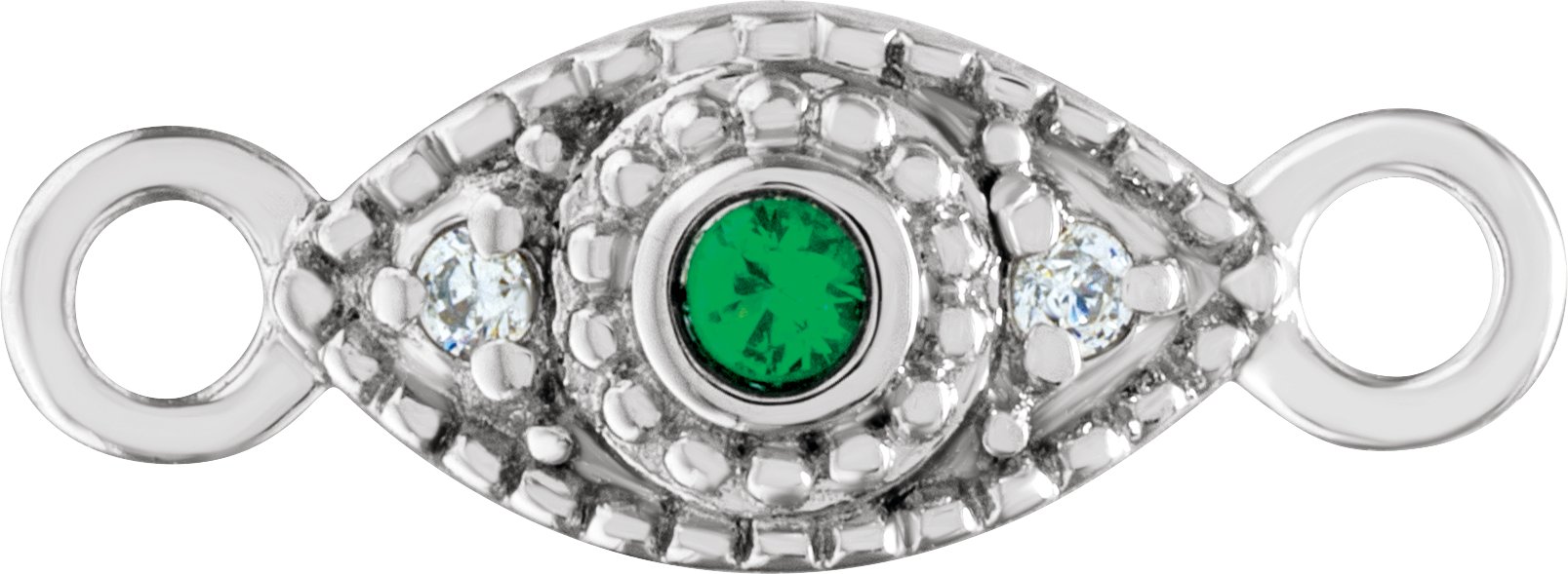 Petite Pavé® Evil Eye Link