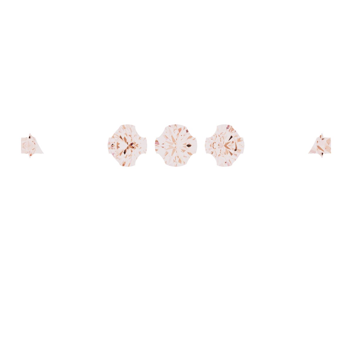 4-Prong Pre-Notched Claw Hidden Halo-Style Peg Setting