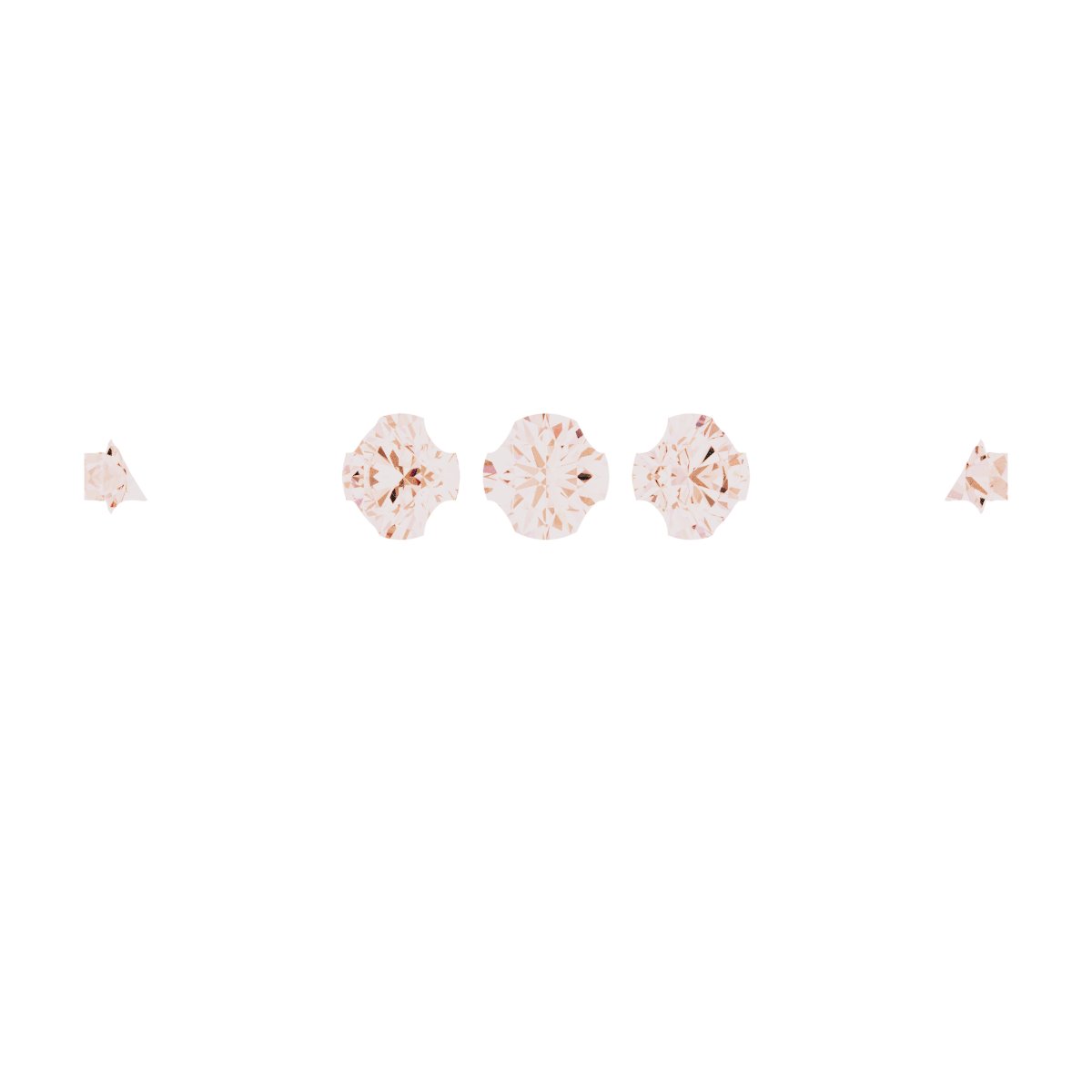4-Prong Pre-Notched Claw Hidden Halo-Style Peg Setting